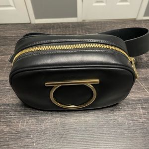 Black Salvatore Ferragamo belt bag